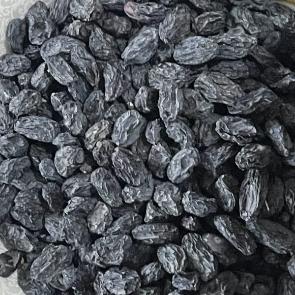 Soyaki dark shade-dried seedless raisins from Uzbekistan - bulk wholesale